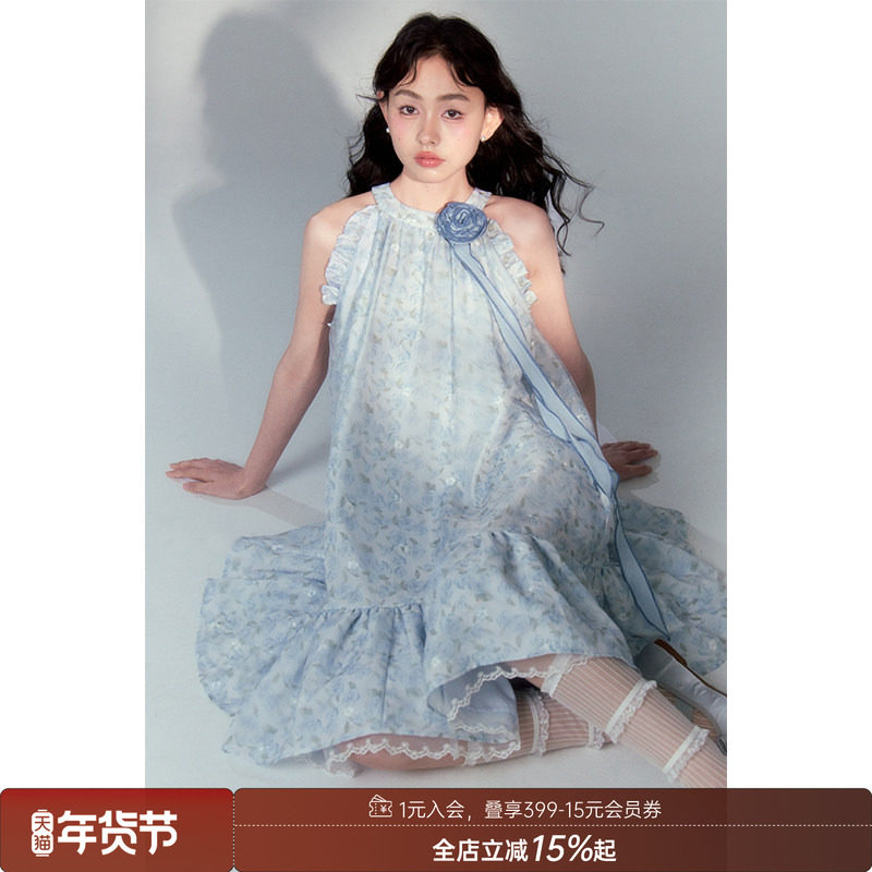 ������ؼۡ�DIDDI����ӡ���������ʹҲ�ȹ��ɫ���绨������ȹ 986.6Ԫ��4��(��246.65Ԫ/��)