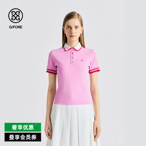 G/FORE吉福官方春夏女士高尔夫服装短袖POLO衫