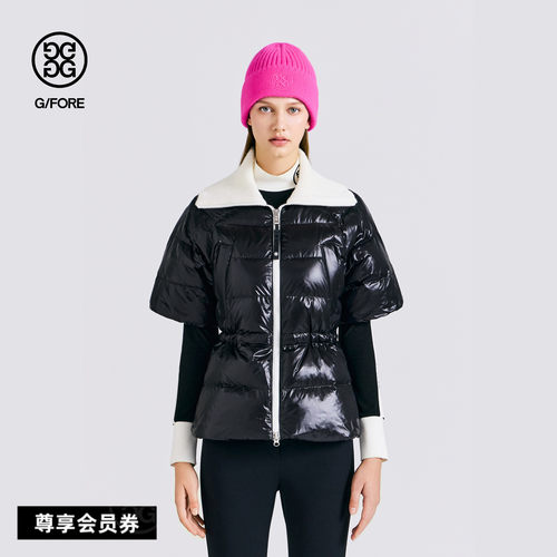 GFORE吉福官方女士高尔夫服装DOWN JACKET半袖羽绒服