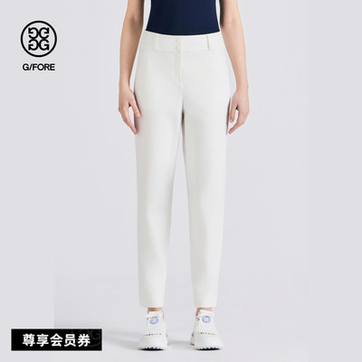 G/FORE吉福官方春夏新品女士高尔夫服装STRAIGHT LEG PANT长裤
