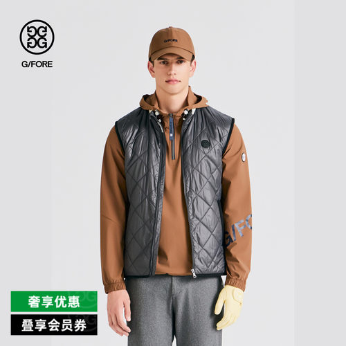 G/FORE吉福官方秋冬男士高尔夫服装INSUALATION VEST棉马甲