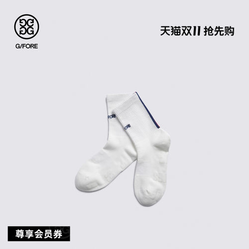 G/FORE吉福官方春夏新品STRIPE LOW SOCK女士高尔夫运动袜