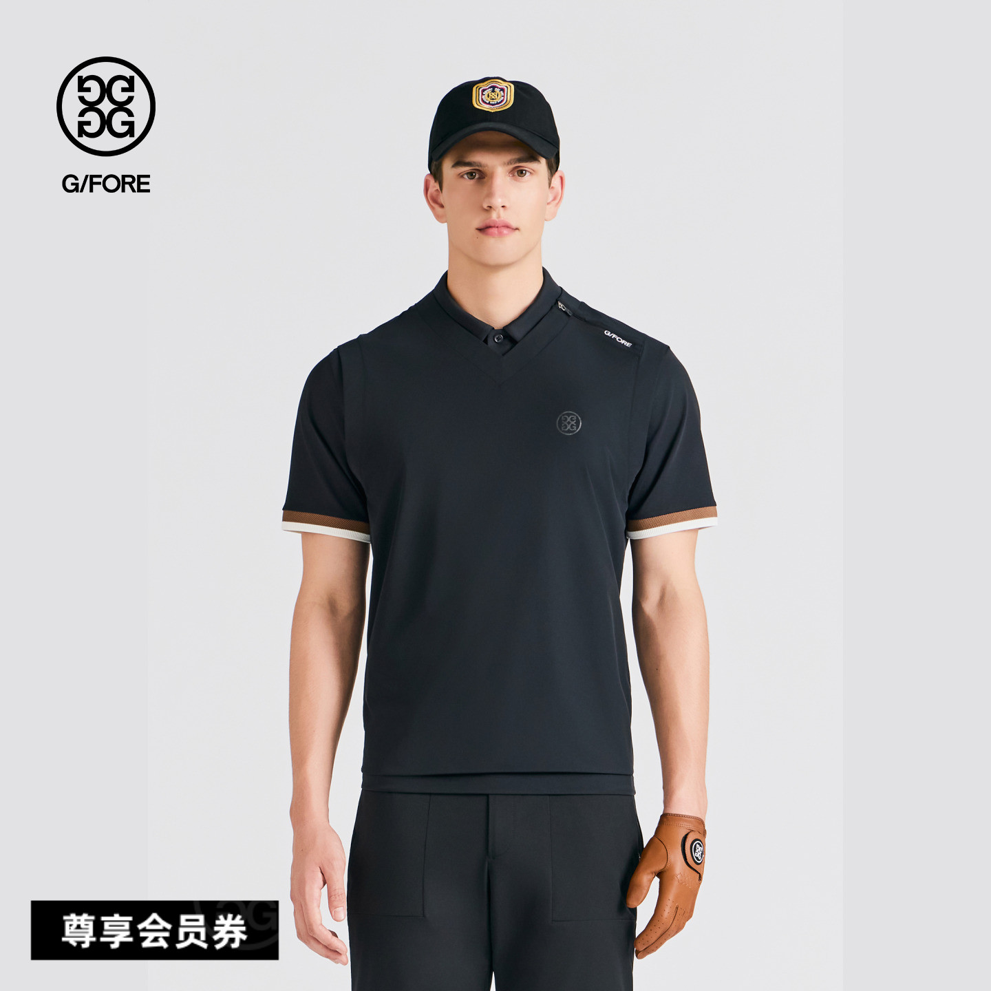 G/FORE吉福官方秋冬新品男士高尔夫服装WOVEN VEST背心