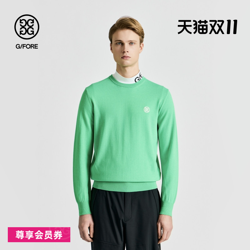 G/FORE吉福官方早春新品男士高尔夫服装SWEATER圆领卫衣