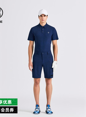 G/FORE吉福官方早秋新品男士高尔夫服装TEXTURED PATTERN短袖POLO