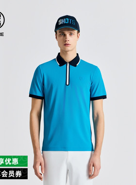G/FORE吉福官方春夏新品男士高尔夫服装HALF-ZIP短袖POLO衫