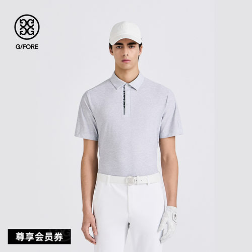 G/FORE吉福官方早秋新品男士高尔夫服装NYLON PIQUE POLO短袖POLO