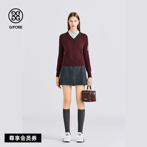 G/FORE吉福官方女士高尔夫服装CUFFED SKIRT短裙