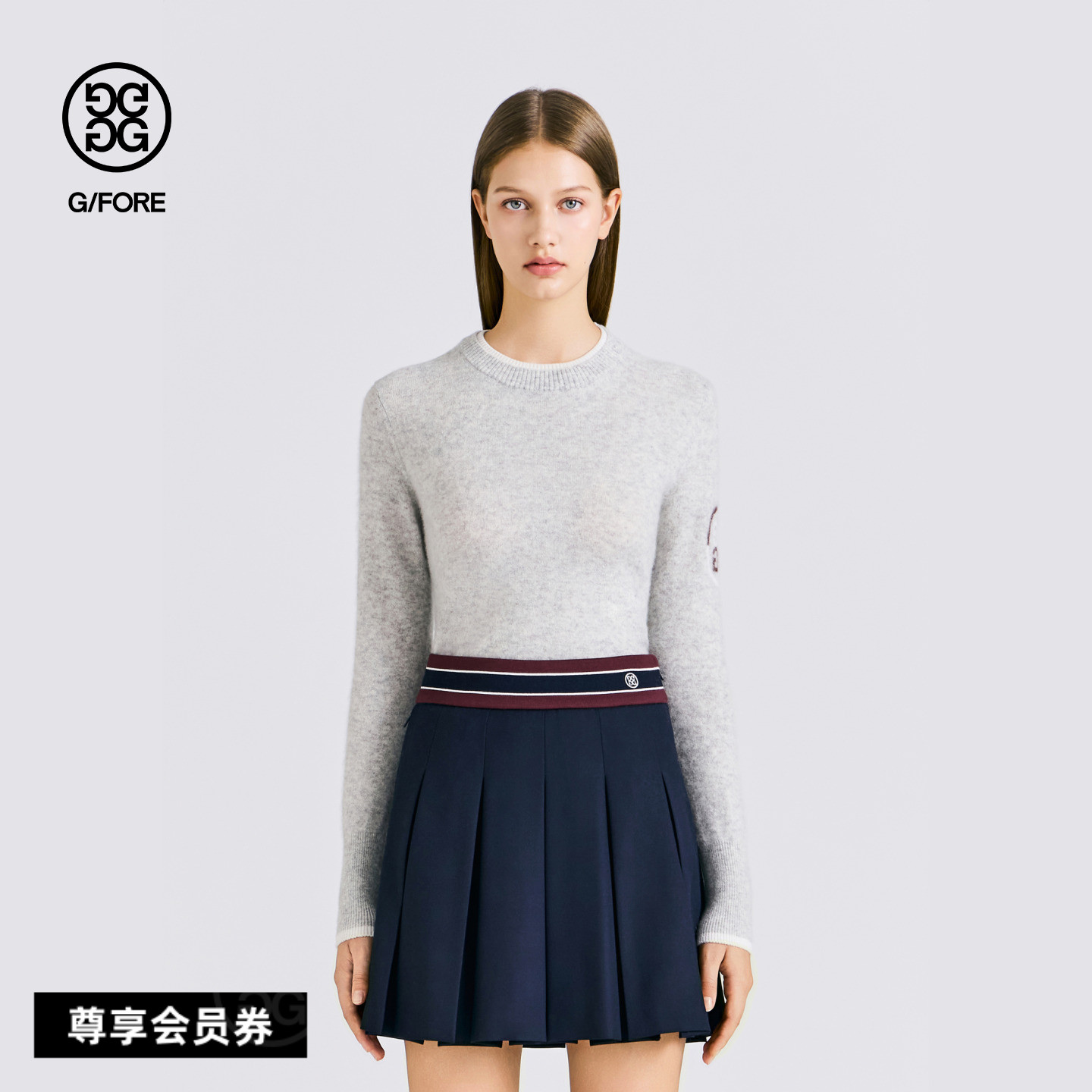 GFORE吉福官方秋冬新品女士高尔夫服装SWEATER毛衣