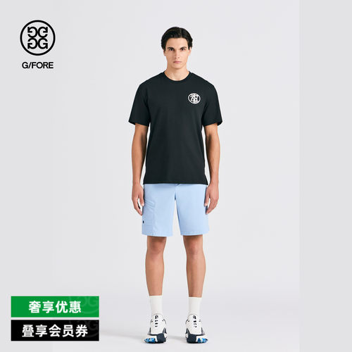 G/FORE吉福官方男士高尔夫服装CREWNECK T-SHIRT短袖T恤