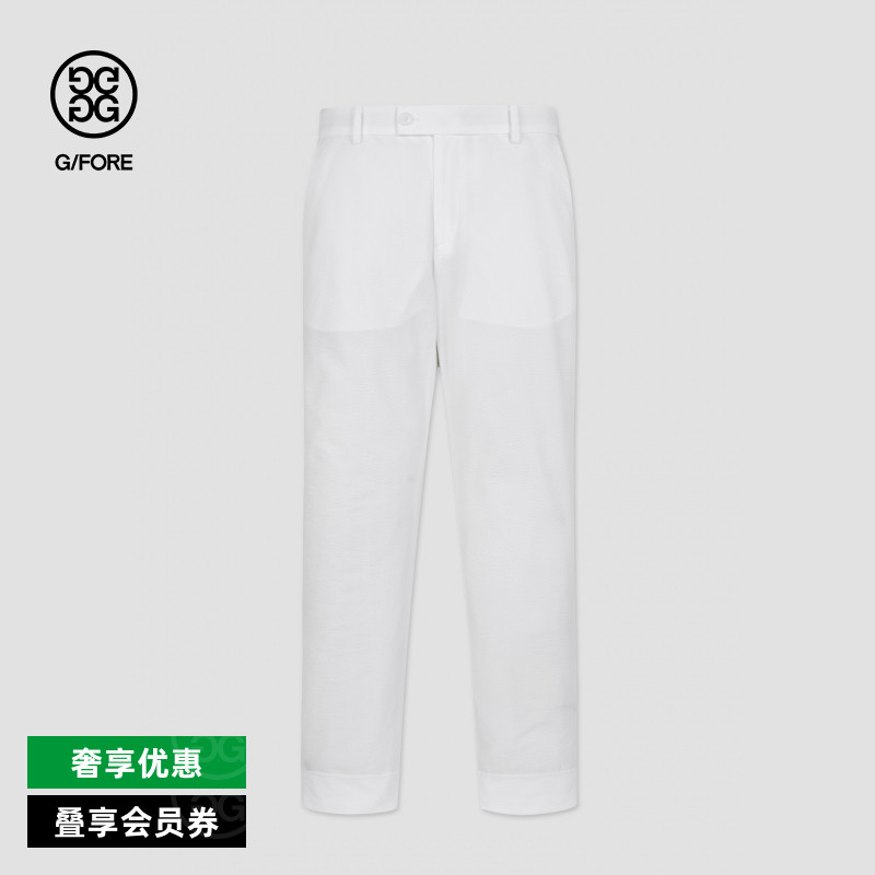 G/FORE休闲直筒长裤翻边裤脚