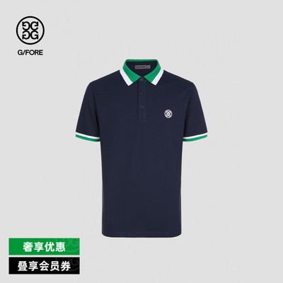 G/FORE吉福官方秋冬新品男士高尔夫服装G/HIGH POLO针织短袖POLO