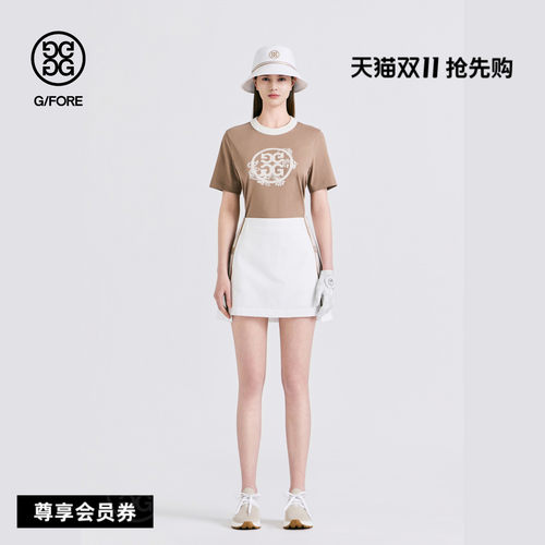 G/FORE吉福官方春夏新品女士高尔夫服装SEERSUCKER SKORT短裙