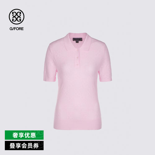 G/FORE吉福官方女士高尔夫服装POLO SWEATER短袖POLO衫