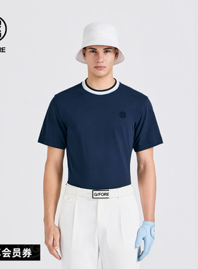 G/FORE吉福官方早秋新品男士高尔夫服装GRAPHIC T-SHIRT圆领T恤