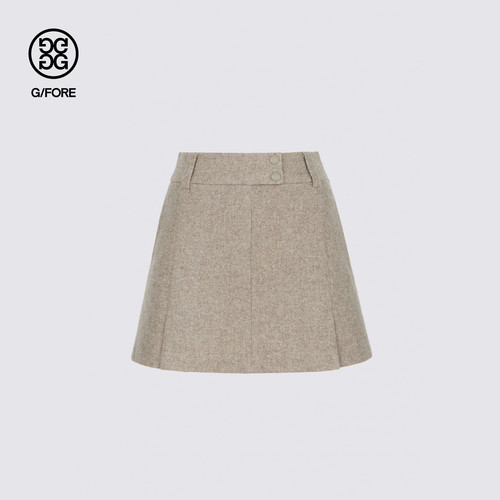 GFORE吉福官方秋季新品女士高尔夫服饰WOOL MÉLANGE SKORT半身裙
