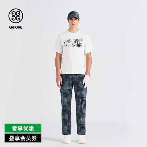 G/FORE吉福官方男士高尔夫服装CREWNECK T-SHIRT短袖T恤