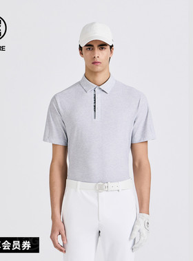 G/FORE吉福官方早秋新品男士高尔夫服装NYLON PIQUE POLO短袖POLO