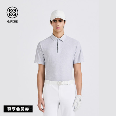 G/FORE吉福官方早秋新品男士高尔夫服装NYLON PIQUE POLO短袖POLO