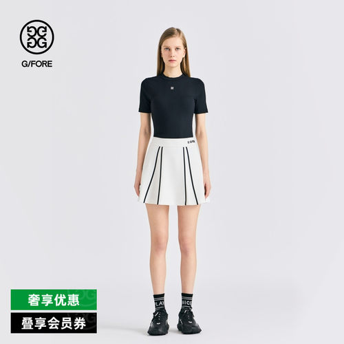 G/FORE吉福官方春夏女士高尔夫服装T-SHIRT短袖T恤