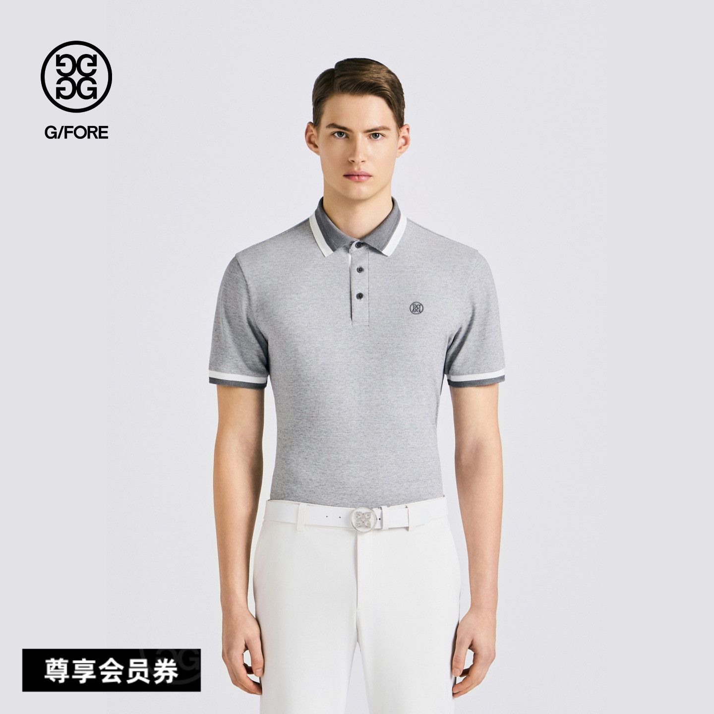 G/FORE吉福官方春夏新品男士高尔夫服装PIQUÉ POLO针织POLO衫图片