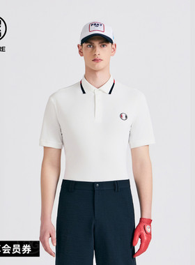 G/FORE吉福官方春夏新品男士高尔夫服装JERSEY POLO凉感针织POLO