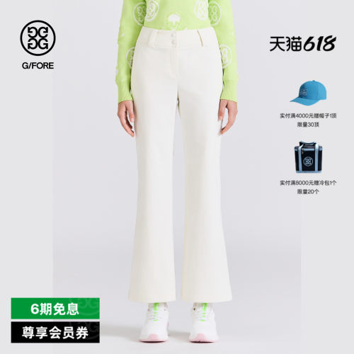 GFORE吉福官方女士高尔夫服装BOOTCUT PANT长裤微喇裤