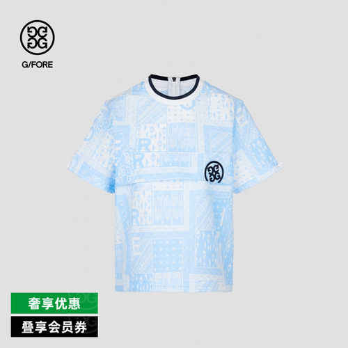 G/FORE吉福官方春夏女士高尔夫服装HALFSLEEVES半袖T恤