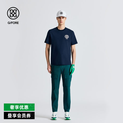 G/FORE吉福官方春夏男士高尔夫服装GRAPHIC ROUND短袖T恤衫