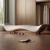 店沙发长凳 凳服装 意式 极简床尾凳卧室情趣长条凳床凳床前凳换鞋