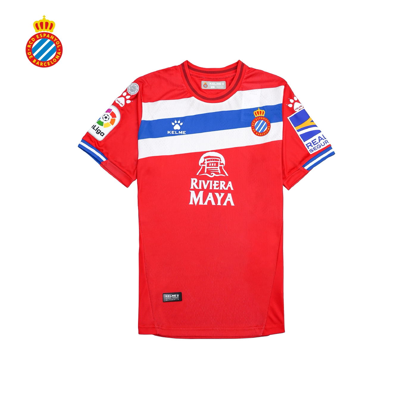 西班牙人21/22赛季客场全广告球员版球衣武磊7号短袖足球服可印号