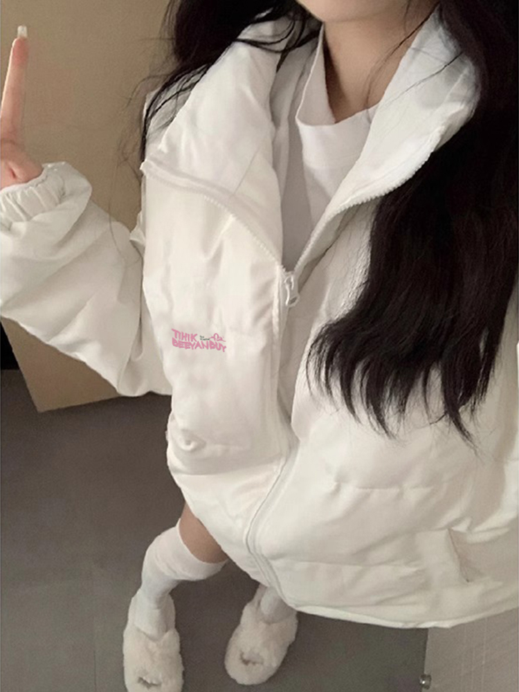 晋江pu皮棉袄深秋初冬夹棉小个子