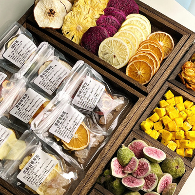 水花果茶茶包多种口味冻干青金桔柠檬百香果橙子西柚适合女生喝的