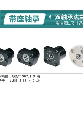 BFP31 BFP41 BFP51带座轴承 双轴承法兰型 带挡圈BGFCBB6901ZZ-40