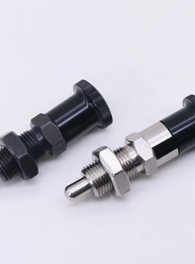 复位型旋钮柱塞ZAG13/ZAG14-M8/M10/M12/M16/M20细牙螺距分度销