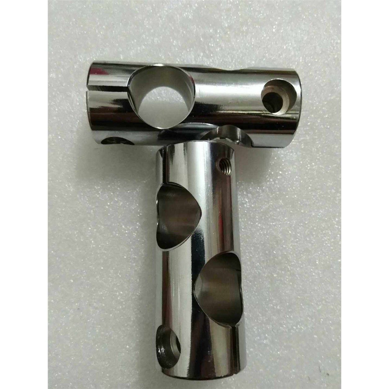 钢制镀铬圆柱固定夹光轴