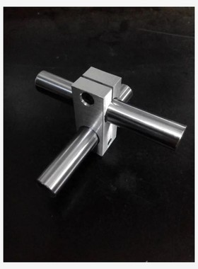 MDKT光轴十字转接头紧固件光轴支架连接块锁紧光轴固定夹RDF02/41