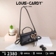 路易卡迪 字母压纹小方扣手提单肩斜挎包