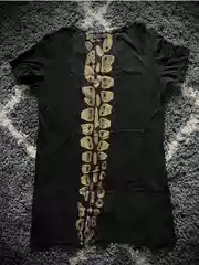 Ifsixwasnine Visual Style Wild Style Short-Sleeved Python Spine Printed T-Shirt Half-Sleeved Unisex