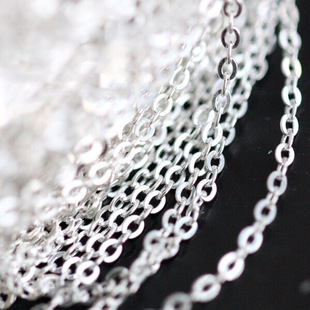 香港正生纯银足银999纯银十字链女士足银O字链银项链时尚配饰流行