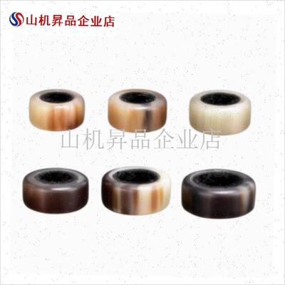 天然牛角竿止实物实o拍不需色误导手杆竿止环O型圈防滑逆止圈配.