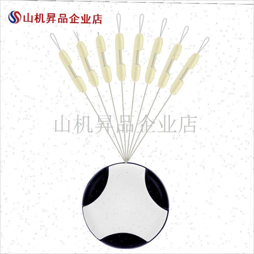 钓鱼子线a鱼钩h分叉器防缠绕分钩器双沟分叉豆硅胶分离器渔具小.