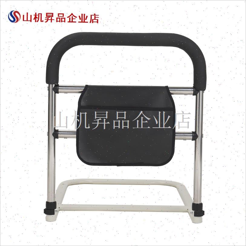 床边扶手栏杆老人打孔起身辅助器床E上护栏老年人起床助力架不锈.