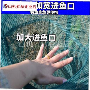 大口径网兜网鱼箱存鱼s网笼折叠养鱼网箱暂养笼养殖吊笼鱼护.