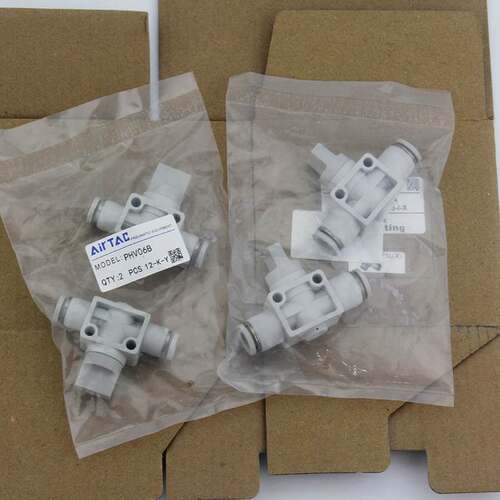 AirTAC亚德客气管接头PHV4B PHV6B PHV8B PHV10A 12B直通开关手阀