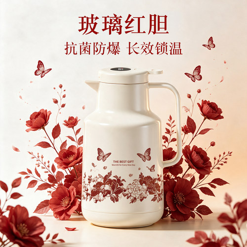 玻璃红胆保温壶家用2026新款