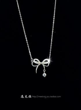 【蝶梦】999纯银蝴蝶项链送闺蜜