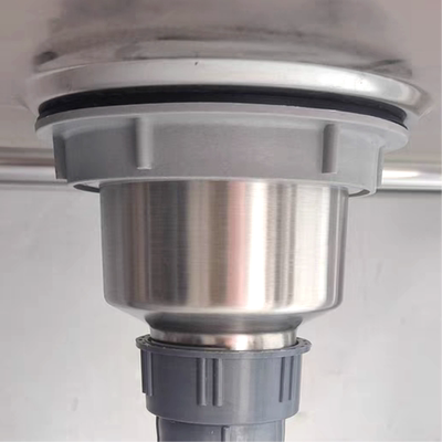 洗碗池下水器双槽套装排水管水槽厨房全套装通用不锈钢防臭台盆