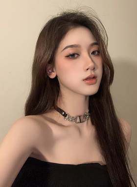 BXA暗黑风性感项圈欧美女高级