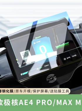 专用25款极核AE4 Pro仪表膜MaxMY25摩托车保护屏幕防水贴膜钢化膜